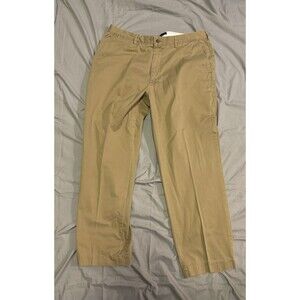 Vintage Polo Ralph Lauren Brown Pleated Classic Chino Pants Men’s 38x30 Khaki